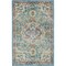 Homeroots 2 x 3 ft. Light Blue & Ivory Distressed Scatter Area Rug 385577 - alternate 1